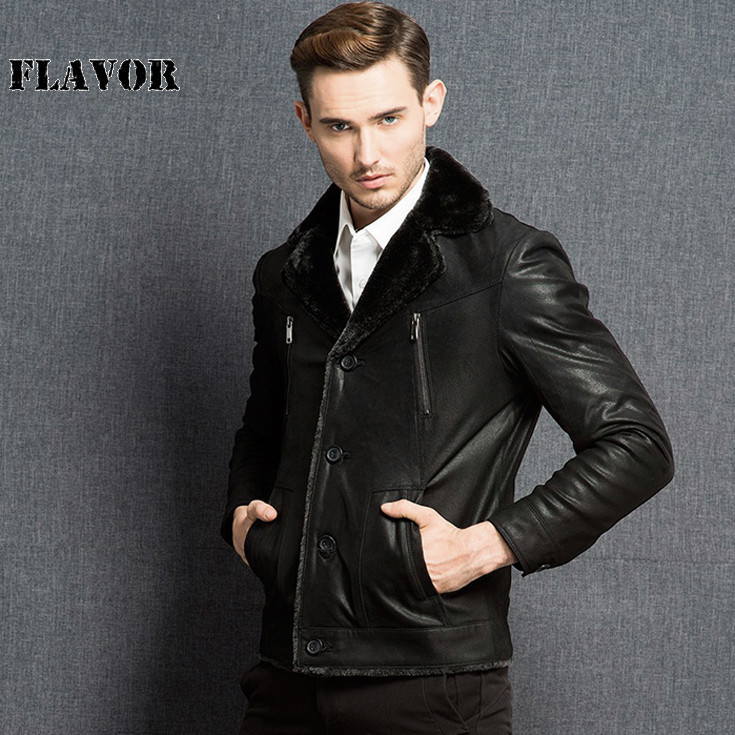 楽天市場】ボアジャケット メンズ 本革 FM2015-598 軽くて柔かい