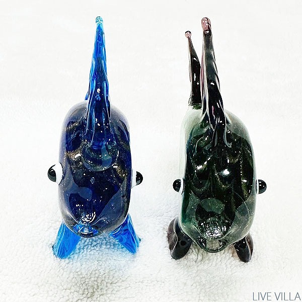 楽天市場】ガラス オブジェ 金魚 さかな フィッシュ 魚 : アジアン