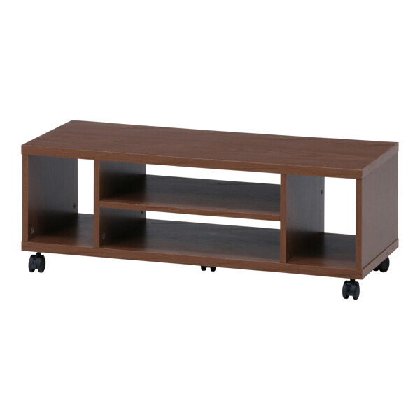 楽天市場】テレビ台 幅89cm キャスター付 木製 オープンラック