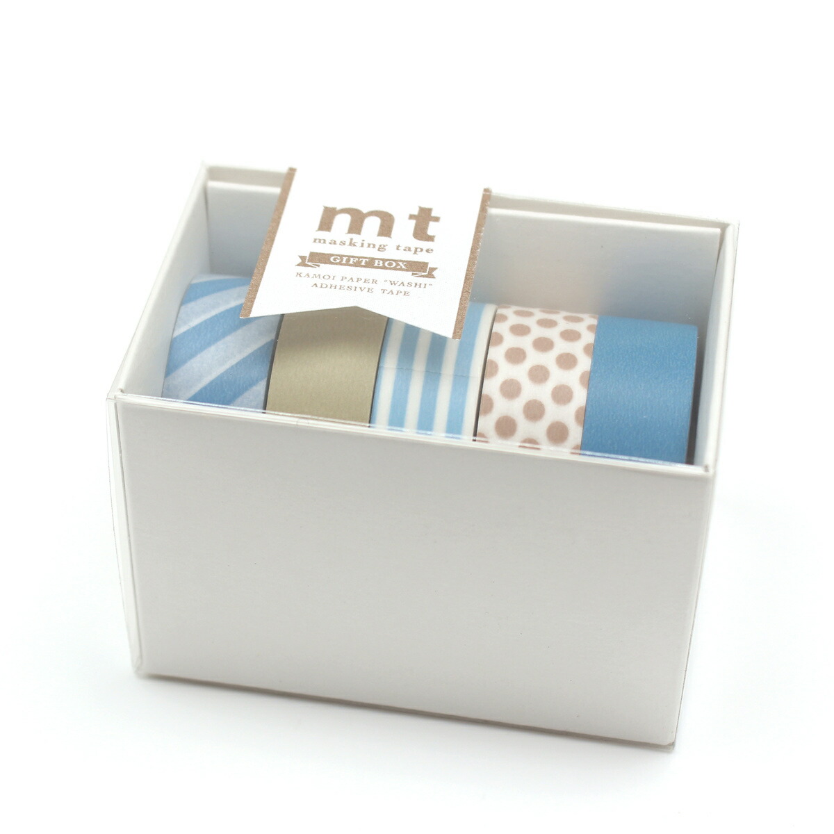 楽天市場】マスキングテープ mt ギフトボックス 5種入り グレイッシュ