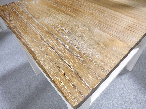 楽天市場】チェア アンティーク調 BROCANTE ホワイトウッド 座面高43cm