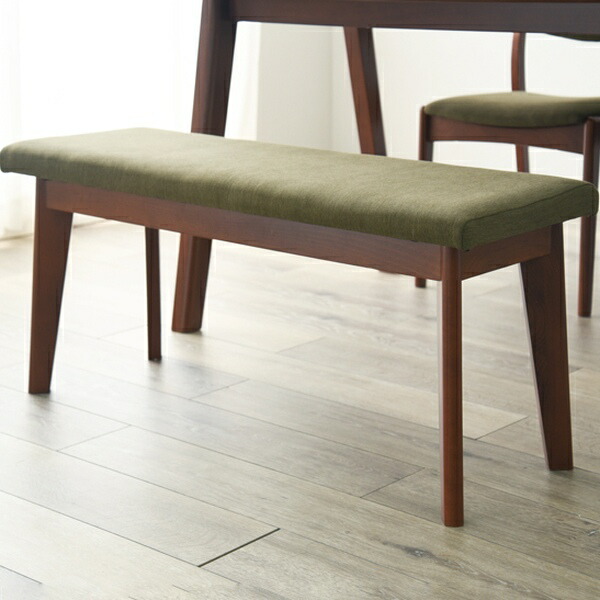 楽天市場】ダイニングベンチ ブラウン 幅100cm 2人掛け 二人掛け 木製