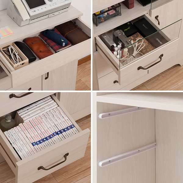 楽天市場】電話台 FAX台 幅60cm ルーター収納 キャビネット ナチュラル