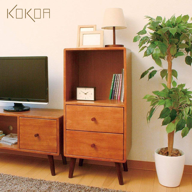 北欧インテリア 木製キャビネット ココア チェスト KOKOA-CH 弘益
