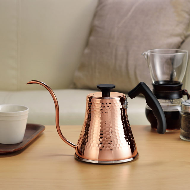 楽天市場】【本日ポイント5倍】コーヒーサーバーケトル 銅製 鎚目 IH