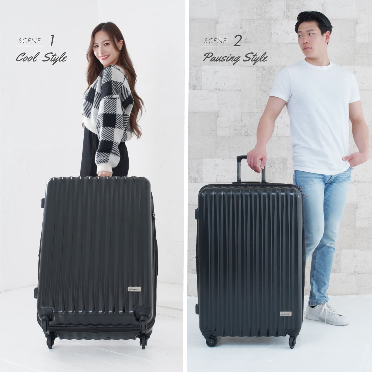 楽天市場】【楽天1位】 AIRWAY スーツケース キャリーケース キャリー