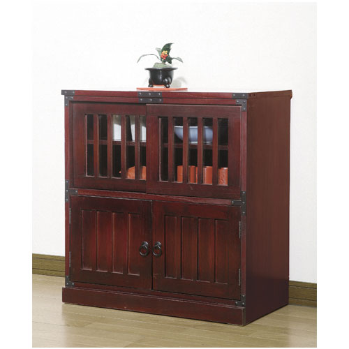 楽天市場】【最大1万円ｸｰﾎﾟﾝ2/4-9】 水屋 水屋箪笥 置水屋 茶室 茶道