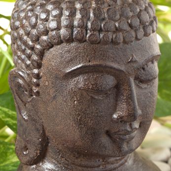 楽天市場】【最大1万円OFFクーポン】仏頭(アジアン雑貨 石像 小物 置物