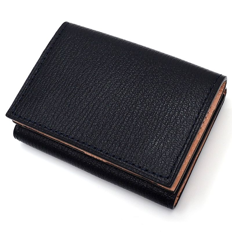 楽天市場】新品 L'arcobaleno 三つ折りミニウォレット 財布 ネイビー