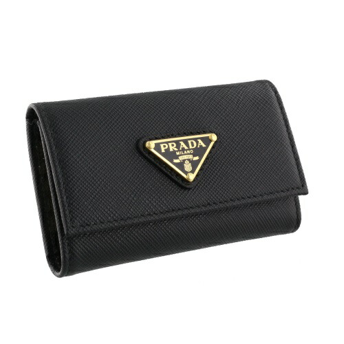 楽天市場】プラダ PRADA キーケース レディース ブラック 1PG004 QHH