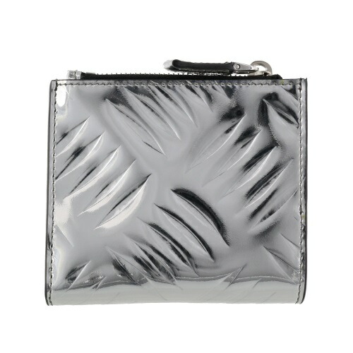 楽天市場】PRADA プラダ 二つ折り財布 コンパクト財布 メンズ シルバー