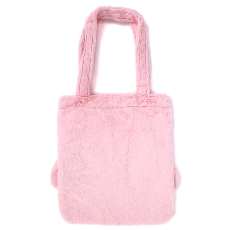 楽天市場】マイメロディ ファー トートバッグ ふわふわ ファーバッグ