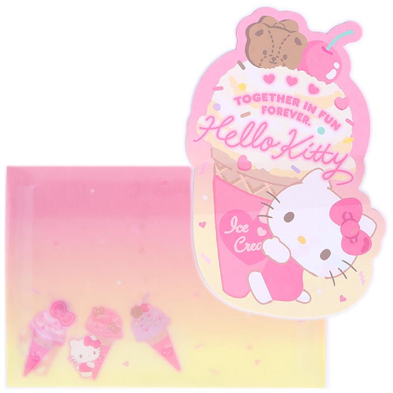 レア♡サンリオ♡キティ フルーツ 手渡しレター メモセット 2002年