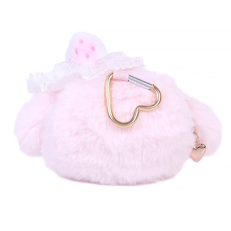 楽天市場】マイメロディ フェイス形ポーチ ポーチ 白いちごのティー