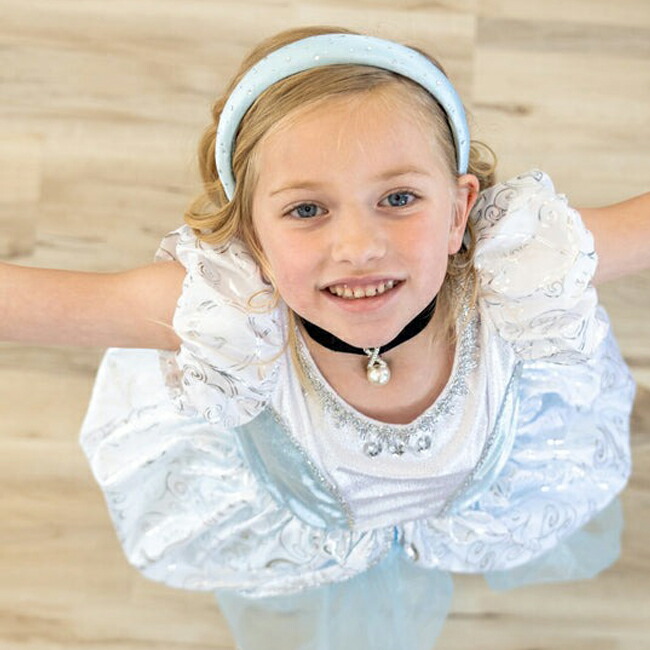 楽天市場】シンデレラ カチューシャ パール リボン チョーカー