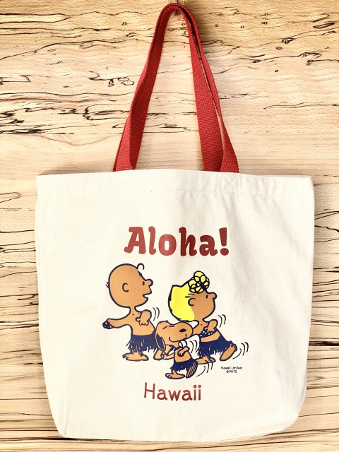 スヌーピー トートバッグ ハワイ限定 日焼けスヌーピー