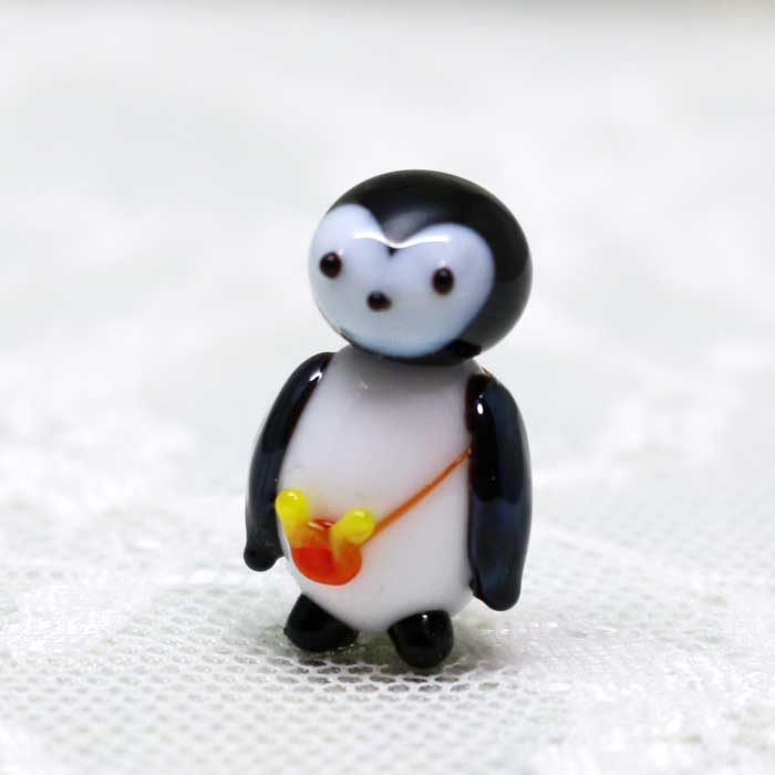 楽天市場】ガラス細工 お出掛けミニペンギン ペンギン ぺんぎん 海