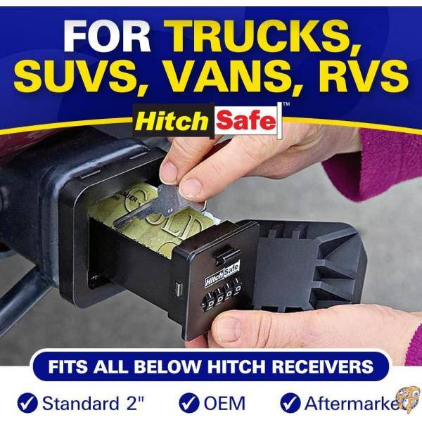 楽天市場】HitchSafe ヒッチセーフ 貴重品入れ 金庫 ヒッチレシーバー
