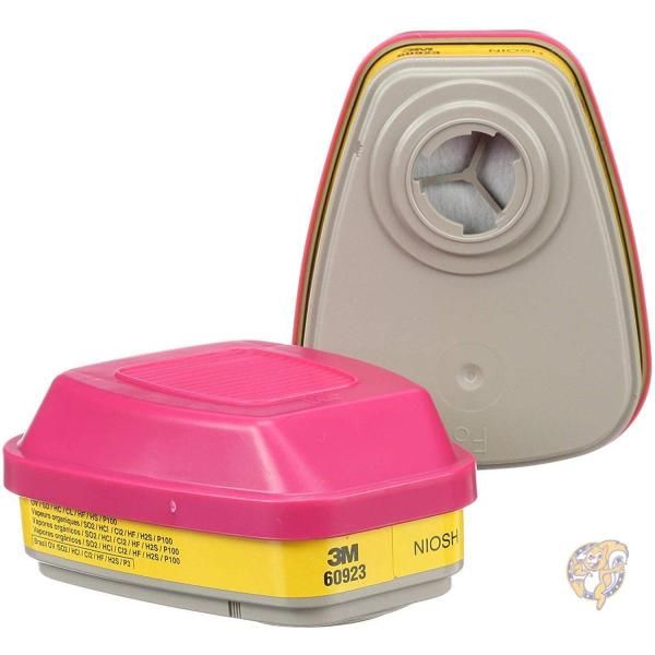 楽天市場】スリーエム P100 有機蒸気/酸性ガス カートリッジ 2個 3M