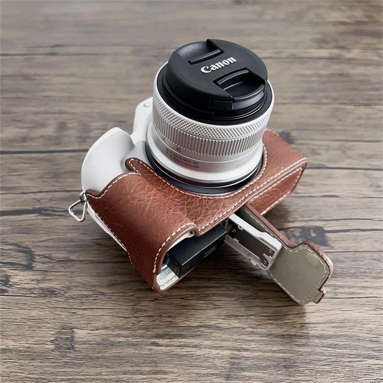 楽天市場】Canon EOS R100とEOS R50 併用 カメラケース レザーケース