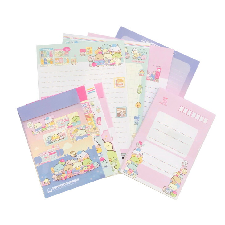 楽天市場】すみっコぐらしレターセット すみっコぐらしわくわくた