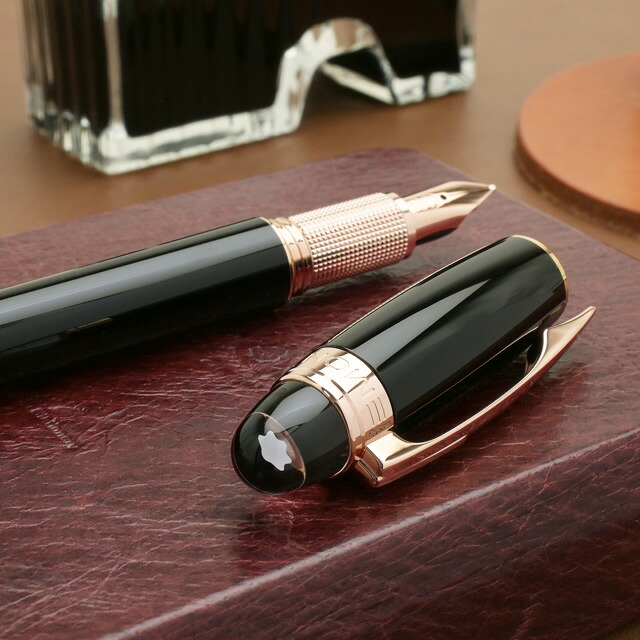 楽天市場】名入れ 万年筆 モンブラン スターウォーカー レッドゴールド