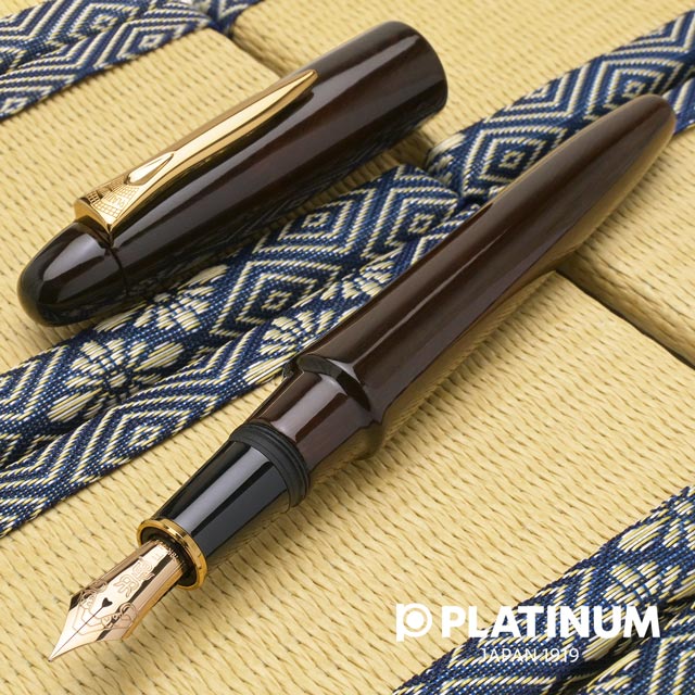 楽天市場】万年筆 プラチナ万年筆 出雲 鉄刀木 タガヤサン グロス