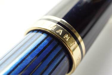 楽天市場】ペリカン 万年筆 スーベレーン M800 青縞 新タイプ＜90000