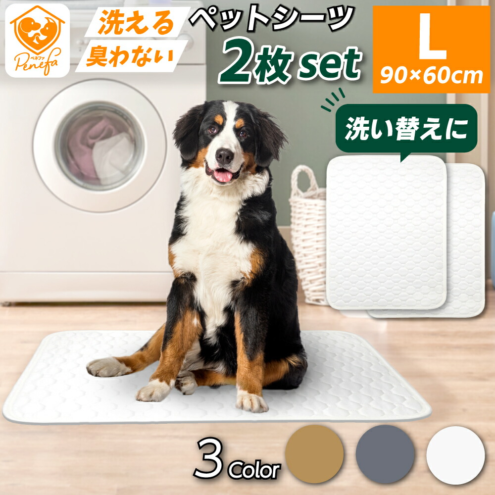 楽天市場】【お得な2枚組】 ペットシーツ 布 洗える 犬 猫 ペット