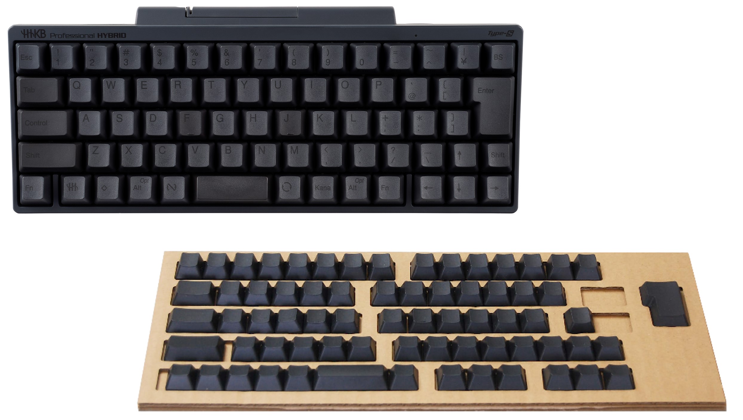 楽天市場】HHKB Professional HYBRID Type-S 日本語配列／墨、無刻印