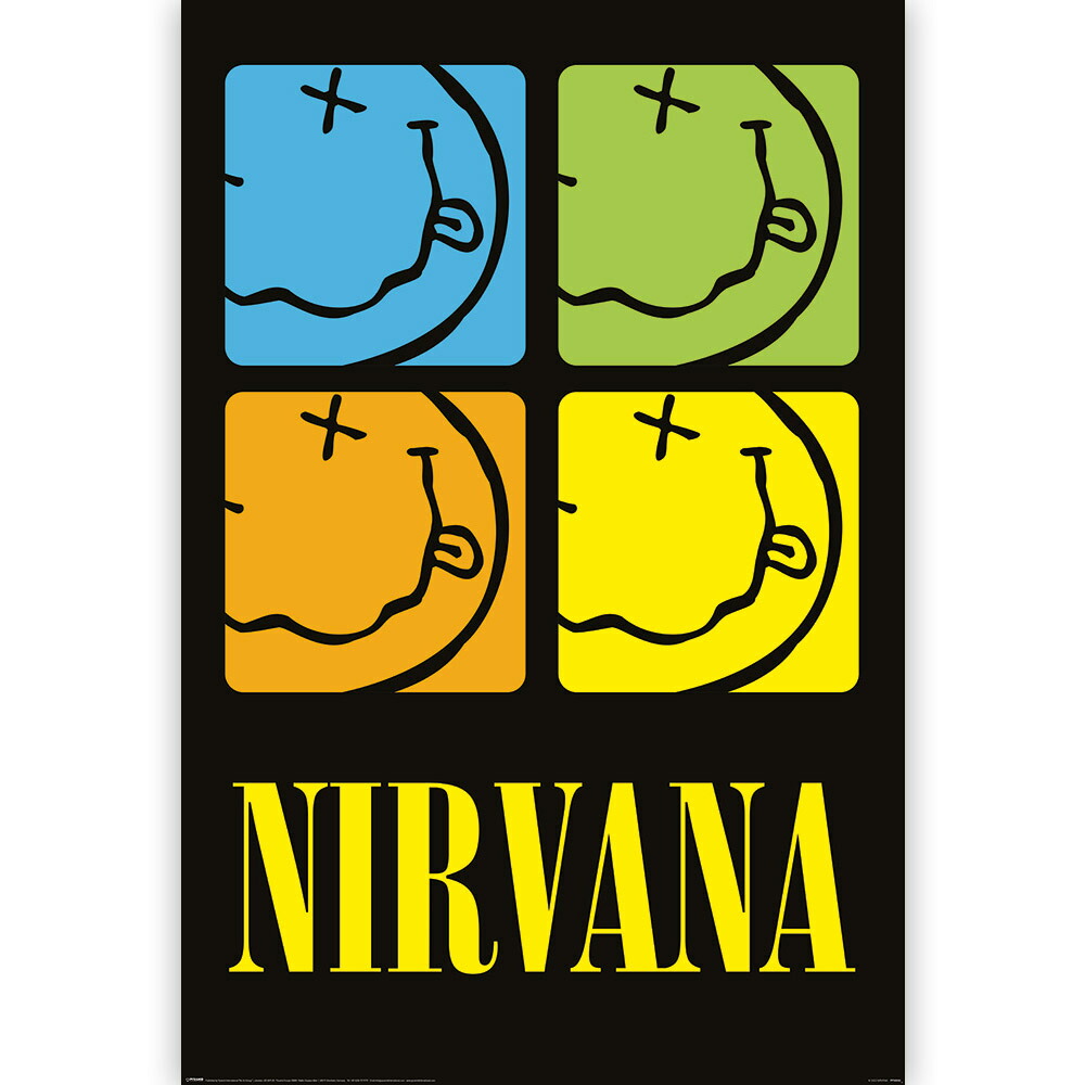 ニルヴァーナ B2ポスター タワーレコード カートコバーン NIRVANA 特典
