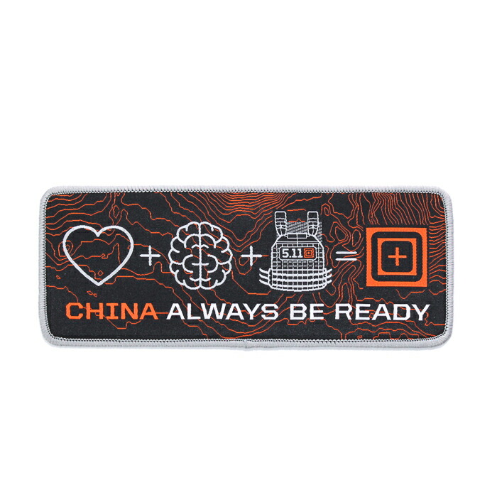 楽天市場】5.11 TACTICAL Patch CHINA ALWAYS BE READY 【ファイブ