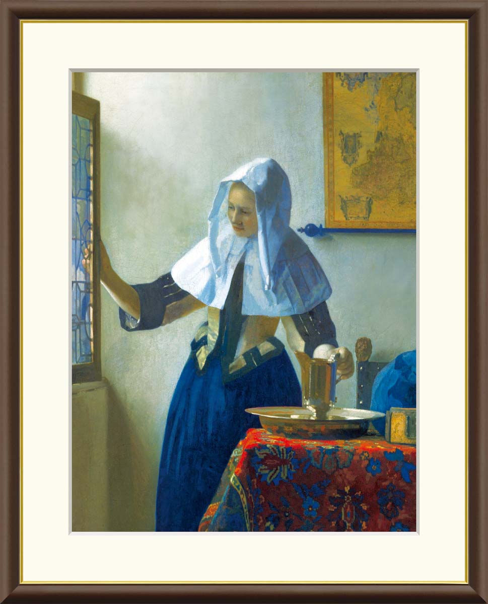 楽天市場】【アート 絵画】世界の名画 フェルメール 水差しを持つ女