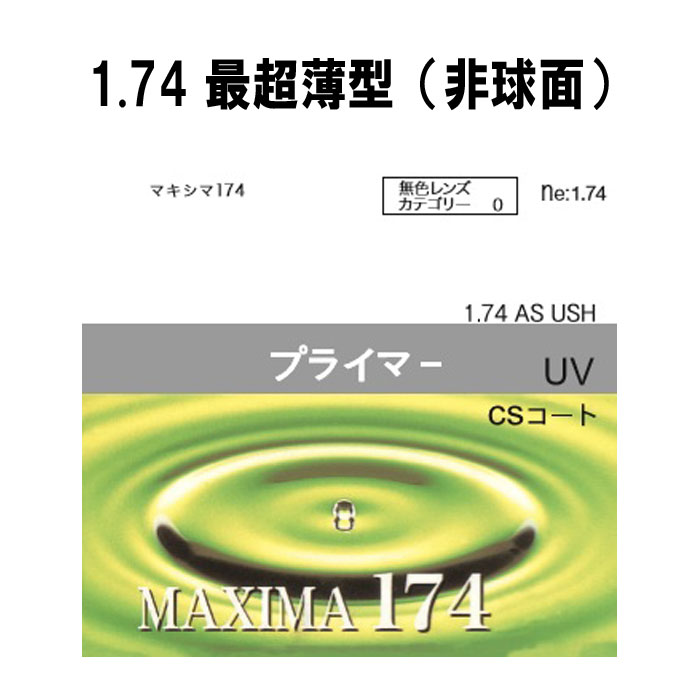楽天市場】イトーレンズ 眼鏡レンズ 非球面 超高屈折 1.74 紫外線UV