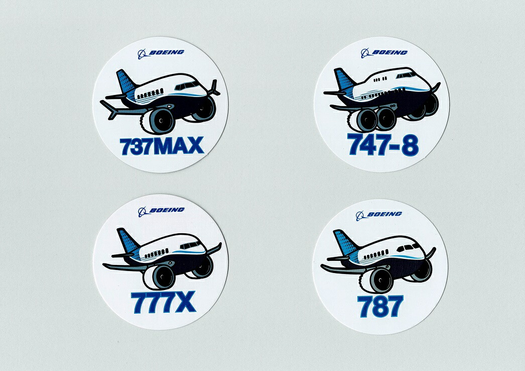 シカナマコページ 飛行機 円形ステッカー 14枚セット 航空グッズ エア