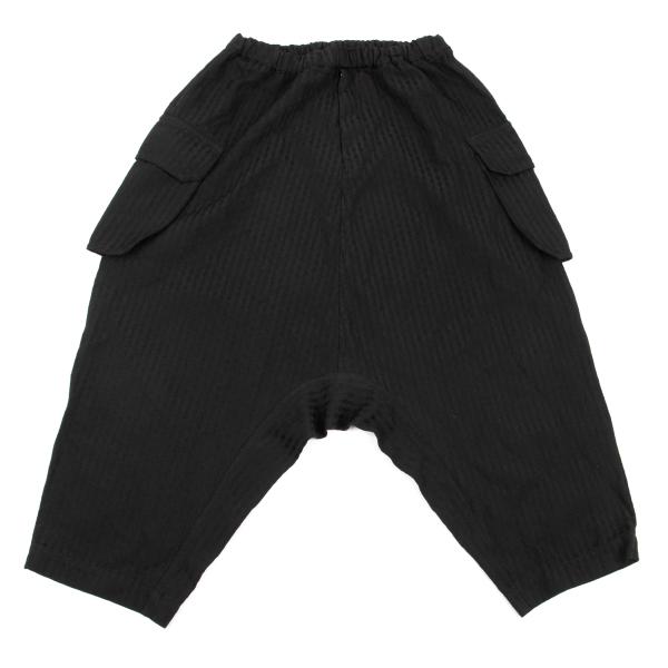 ブラックコムデギャルソン ポリ縮 サルエルパンツ ブラック サイズM