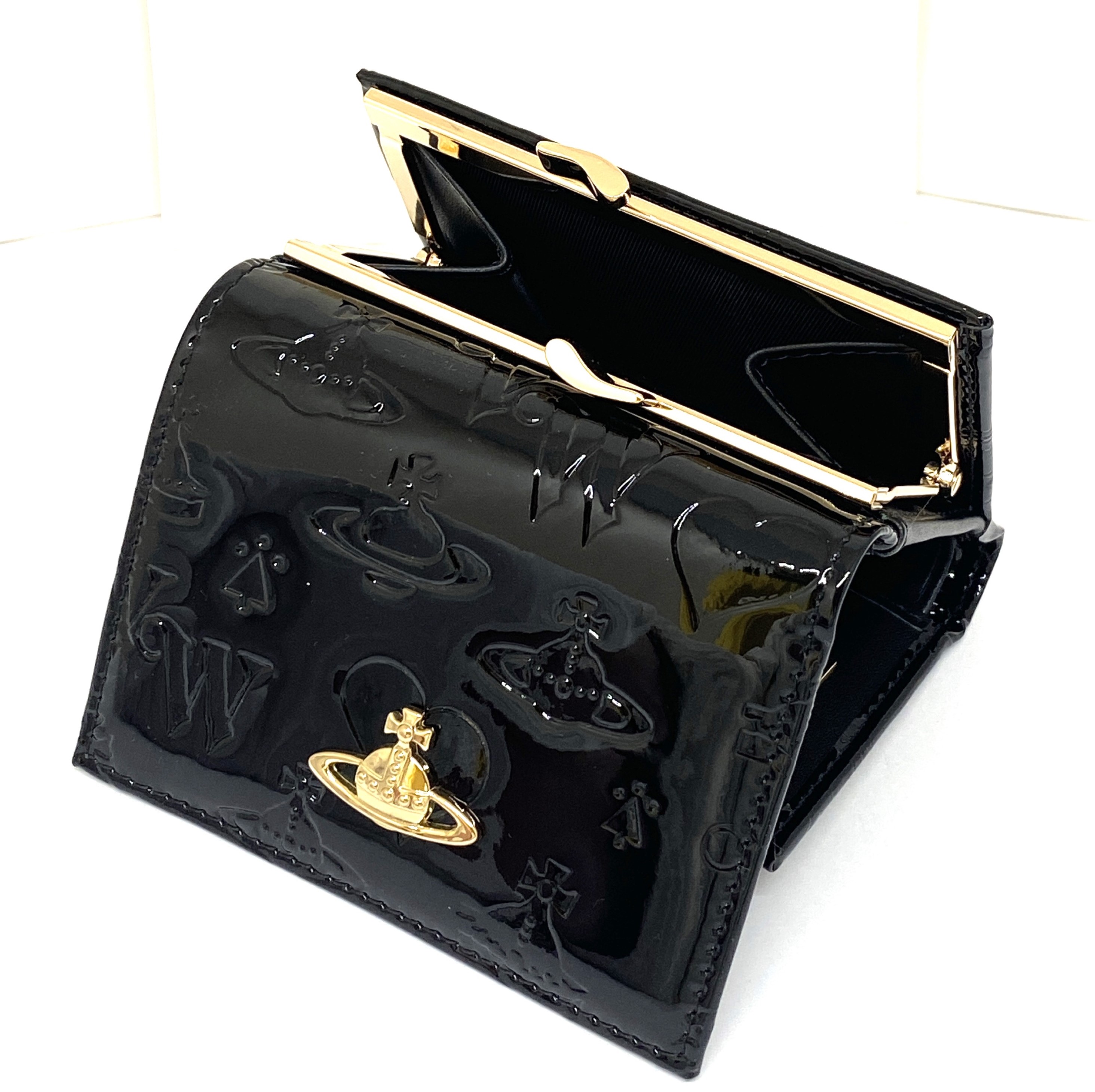 Vivienne Westwood 財布 3つ折り ブラック 【公式通販】