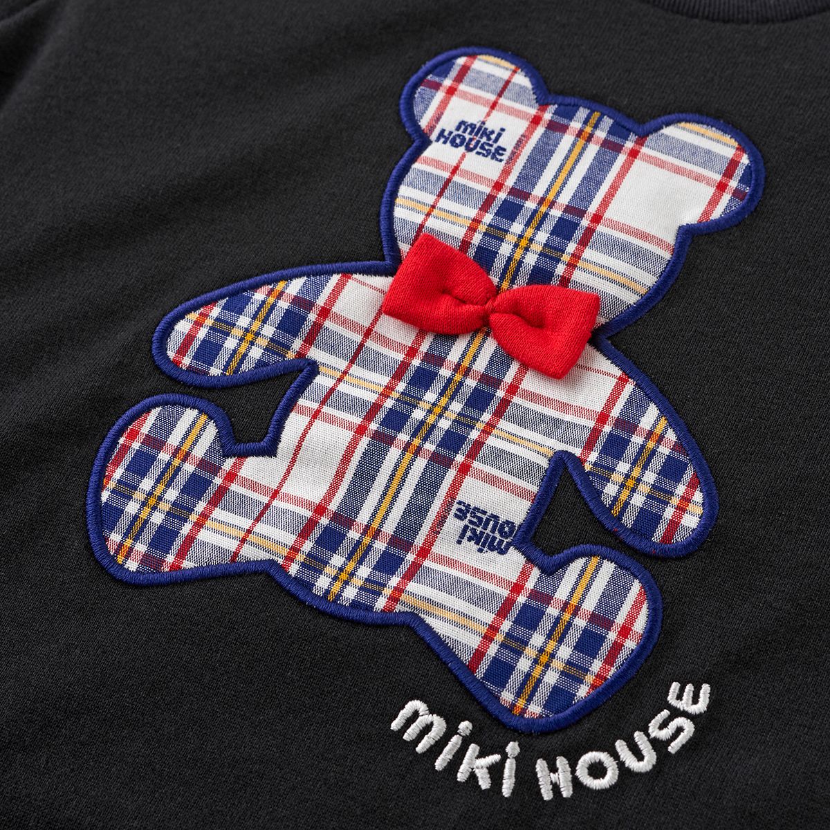 楽天市場】ミキハウス mikihouse ミキハウスチェックベア 半袖Tシャツ