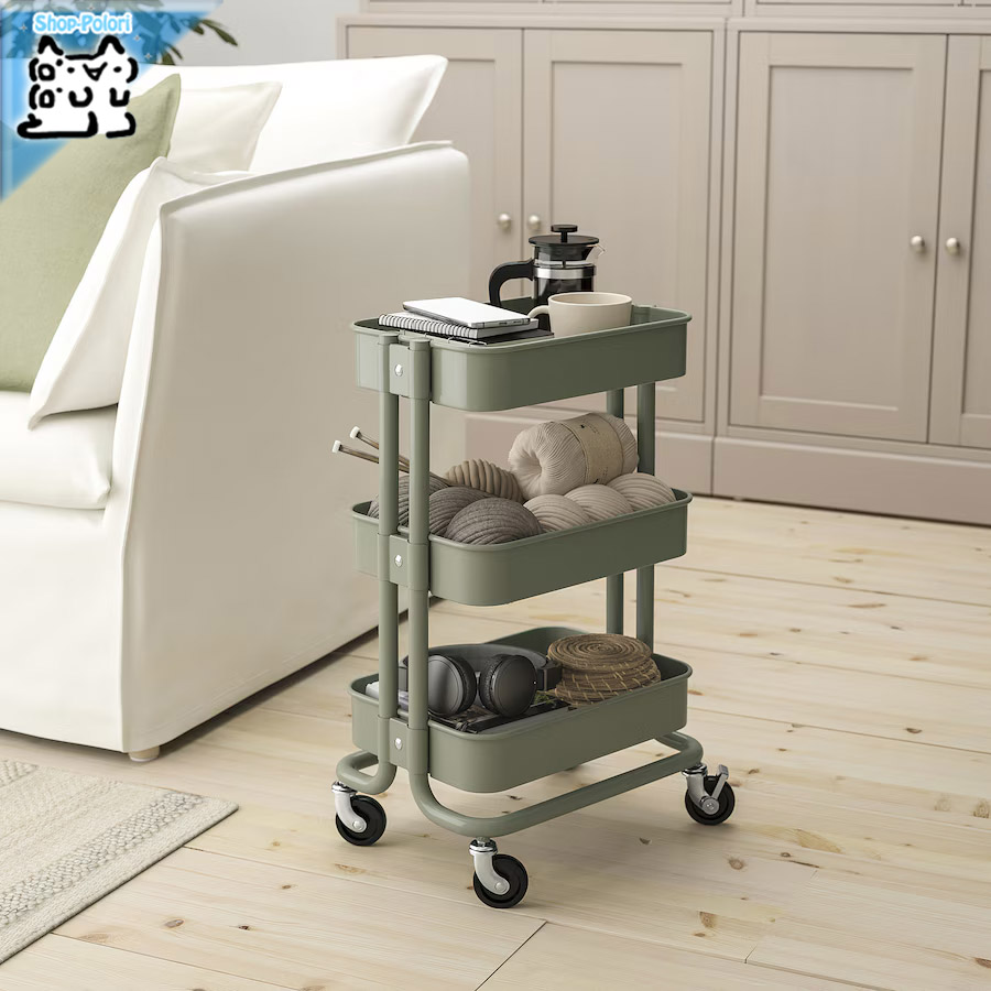 楽天市場】イケア ワゴン ステンレスの通販