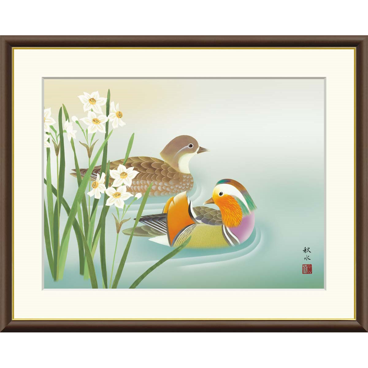 真作】絵画 油彩6号 陽光に咲く向日葵たち 鮮烈な色彩 力強いタッチ