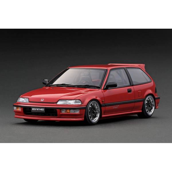楽天市場】イグニッションモデル 1/18 ホンダ シビック EF9 SiR レッド