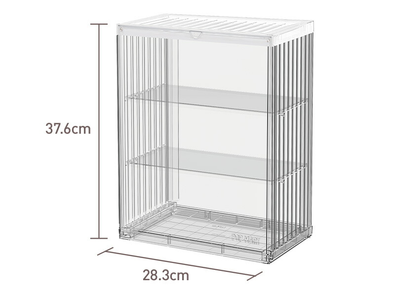 楽天市場】POP MART 400% ライト付き ディスプレイ コンテナ クリア