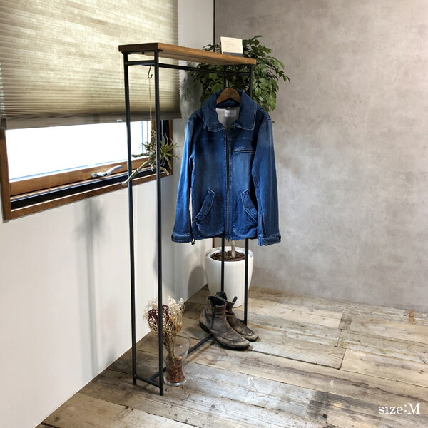 楽天市場】【再販】無垢 アイアン スチール ハンガーラック (完成品
