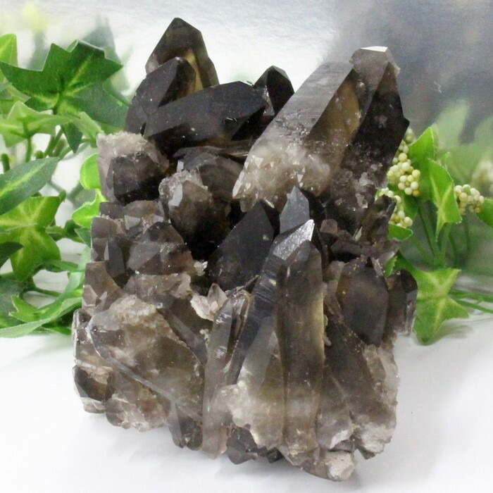 楽天市場】【一点物 現物】モリオン クラスター 黒水晶 Morion