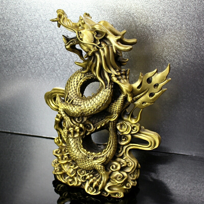 楽天市場】【一級品 昇り龍 Rising Dragon】龍 置物 開運アイテム 金運