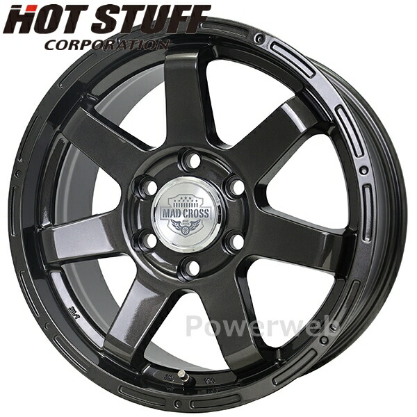 楽天市場】[ホイール1本(単品)] MAD CROSS MC76 18インチ×7.5J PCD
