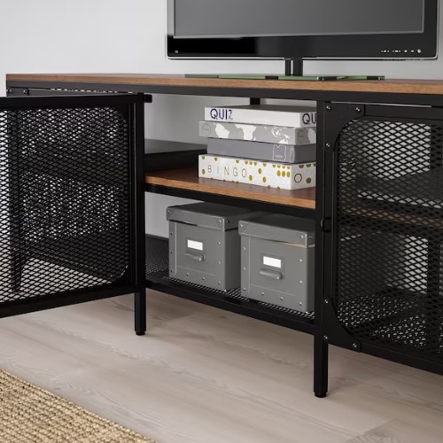 楽天市場】＊202401FJÄLLBO フィエルボ テレビ台 ブラック 150x36x54cm