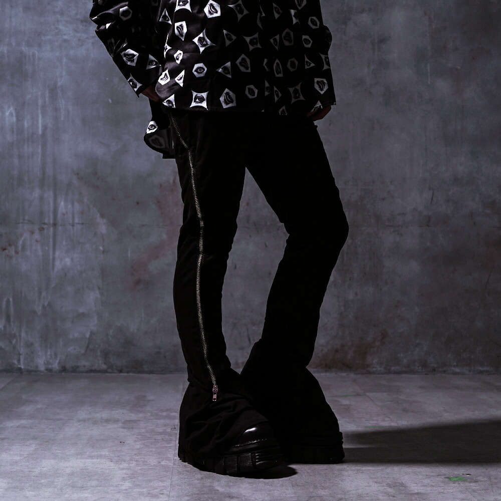 楽天市場】V系 フレアパンツ メンズ ワイドパンツ ヴィジュアル系