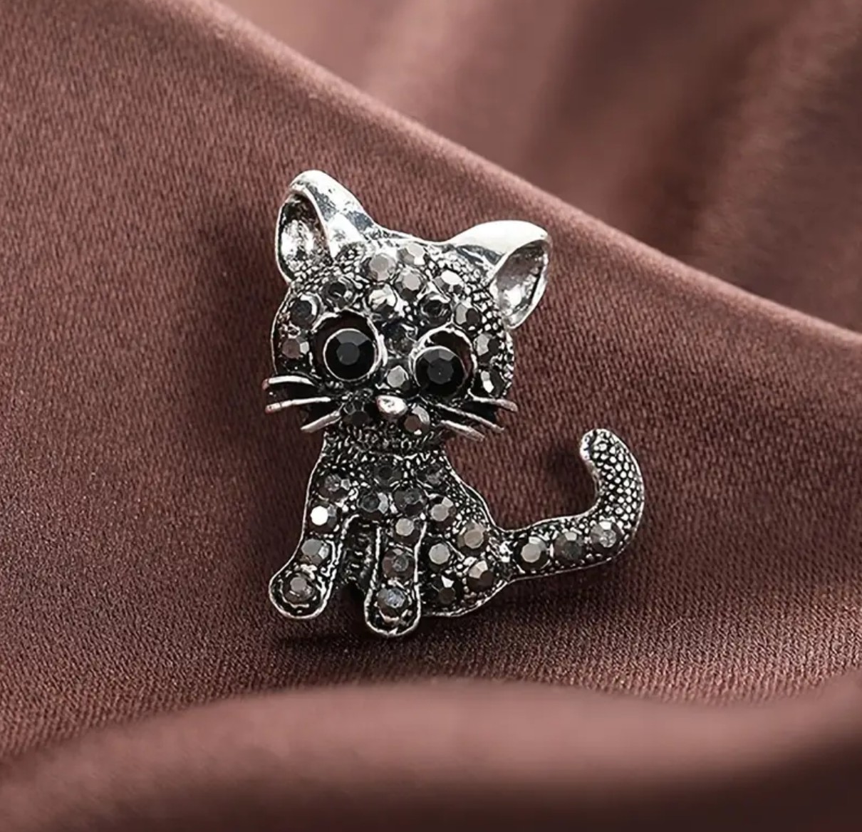 楽天市場】猫のブローチ キャットブローチ 珍しいブローチ パーティ