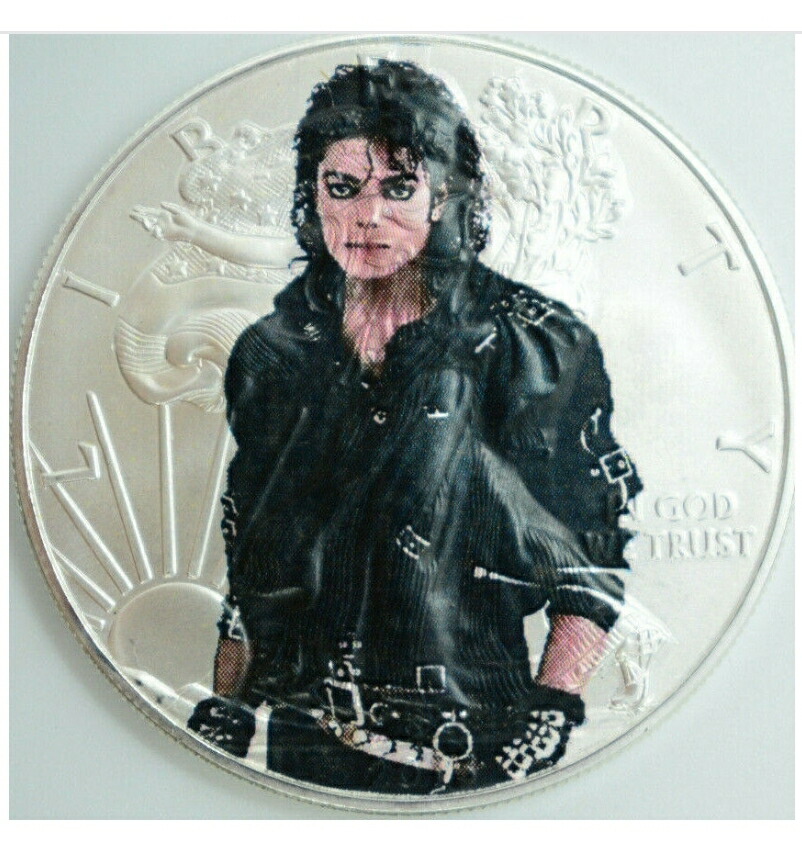 楽天市場】【限定版】純銀コイン 「マイケル ジャクソン アメリカ